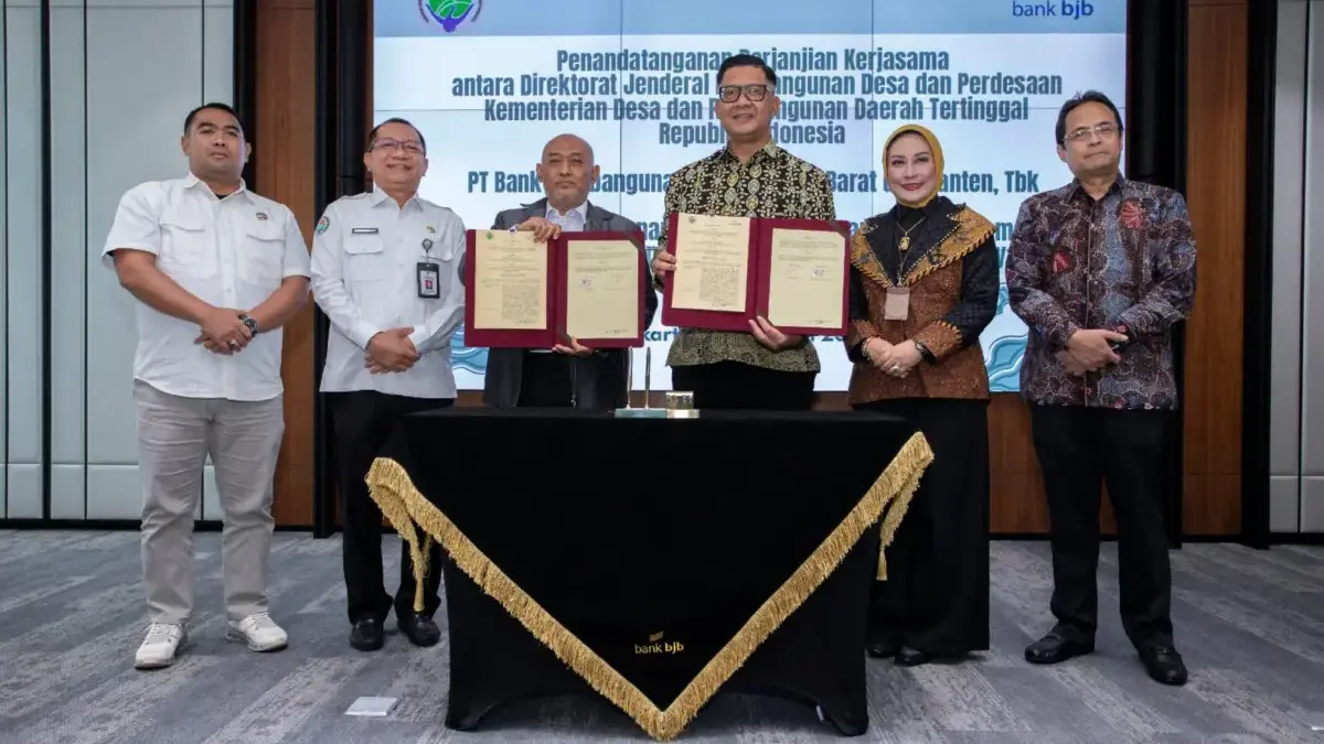 bank bjb Dorong Desa Mandiri Melalui Kerja Sama dengan Kemendesa PDT