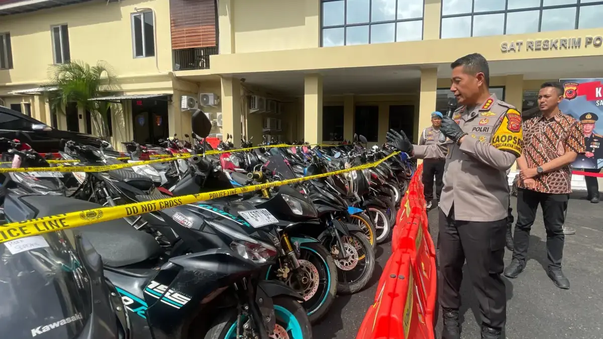 Polresta Bandung Ungkap Kasus Pencurian Periode Februari 2026, Amankan 29 Tersangka dan 72 Motor Curian