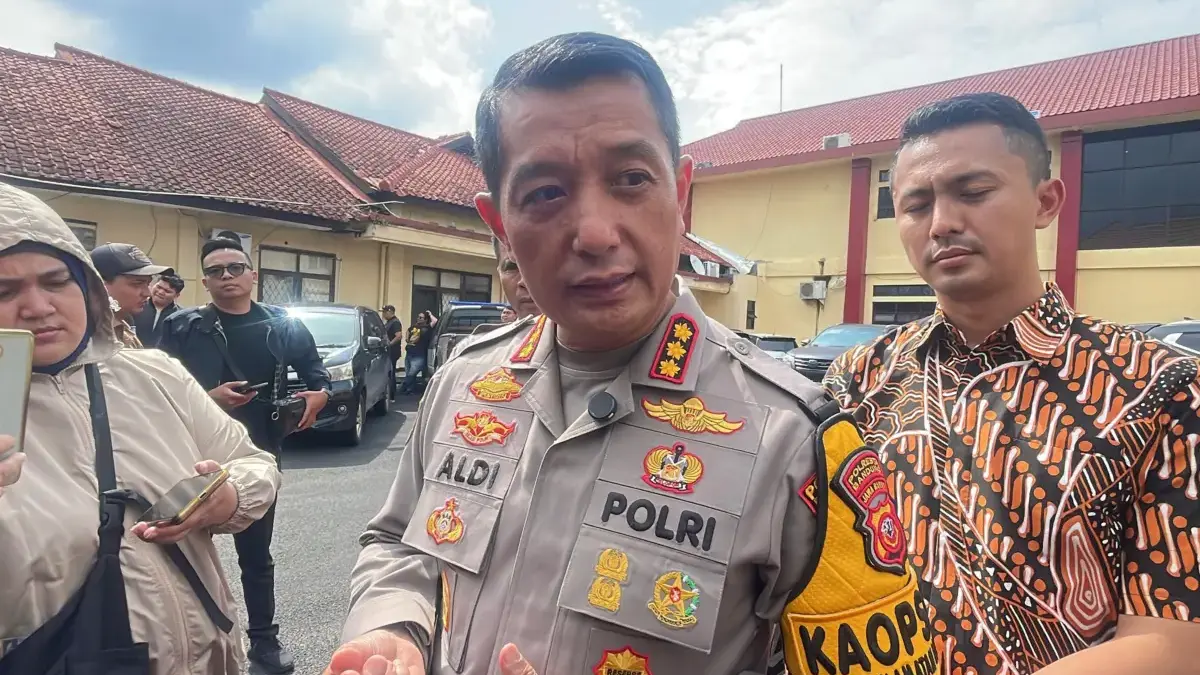 Kapolresta Bandung Kombes Pol Aldi Subartono saat ditemui di Mapolresta Bandung, Soreang, Jumat (13/2/2026)