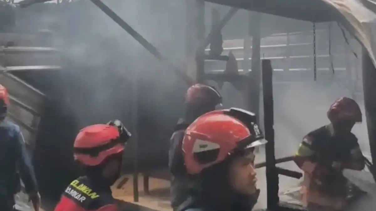 Kafe di Tanah Sareal Bogor Terbakar Akibat LPG Bocor, Pemilik Terluka