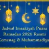 Canva Jadwal Imsakiyah Ramadan 2026.