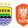 Sedang Tayang! Link Live Streaming Persib Bandung vs Ratchaburi FC, Gratis di Sini