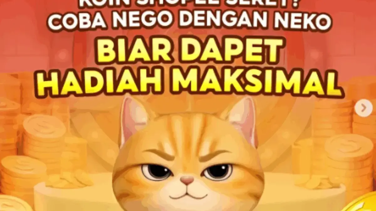 Begini Cara Main Nego Neko Shopee Biar Dapat Koin Gratis