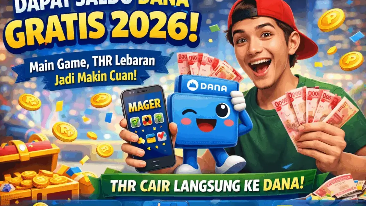 Mau THR Gratis Tahun 2026? Dapat Saldo DANA Gratis dari Game Langsung ke DANA