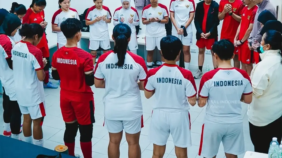 Lagi Tayang! Link Live Streaming Indonesia Vs Australia Semifinal Piala AFF Futsal Putri Legal & Resmi Timnas futsal putri Indonesia.