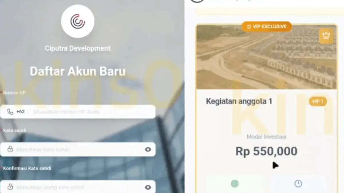Benarkah Aplikasi Ciputra Development Bisa Hasilkan Uang 50% per Hari? Ini Faktanya