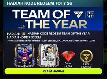 Paling Dicari! 35 Kode Redeem FC Mobile 6 Februari 2026, Pemain OVR 116–117 Siap Diklaim