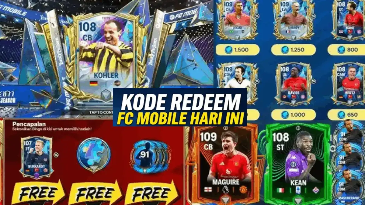 Kode Redeem FC Mobile 23 Februari 2026, Klaim Hadiah Reward dan Item Langka Kode Redeem FC Mobile 23 Februari 2026, Klaim Hadiah Reward dan Item Langka