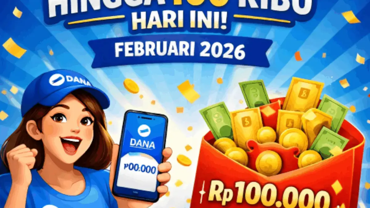 Cukup Klik! Cair Langsung Saldo DANA Gratis Rp100 Ribu ke Dompet Digital