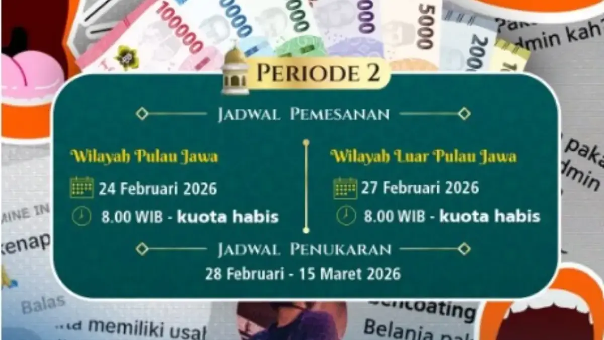 Dipercepat, Pesan Tukar Uang Baru Periode 2 Dimulai Pagi Ini Pengumuman jadwal pemesanan tukar uang baru yang dipercepat oleh Bank Indonesia