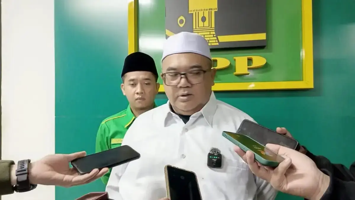 Kubu Pepep Ajukan Sengketa Penunjukan Uu sebagai Plt Ketua DPW PPP Jabar Pepep Saeful Hidayat (depan) (son)