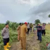Dok. Biro SDM Polda Jabar saat lakukan peninjauan lokasi di Kabupaten Sumedang untuk ditanami jagung tahap 1.