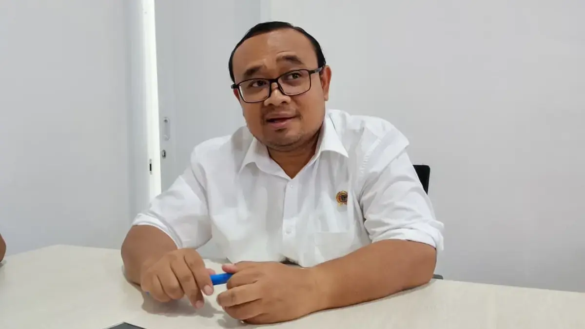 Kepala ATR/BPN Kota Cimahi, Andhi Pratama Putra saat ditemui di Kantornya