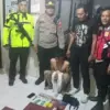 Ist. Seorang pria berinisial KH (24) saat berhasil diringkus oleh pihak kepolisian usai nekat melakukan aksi c