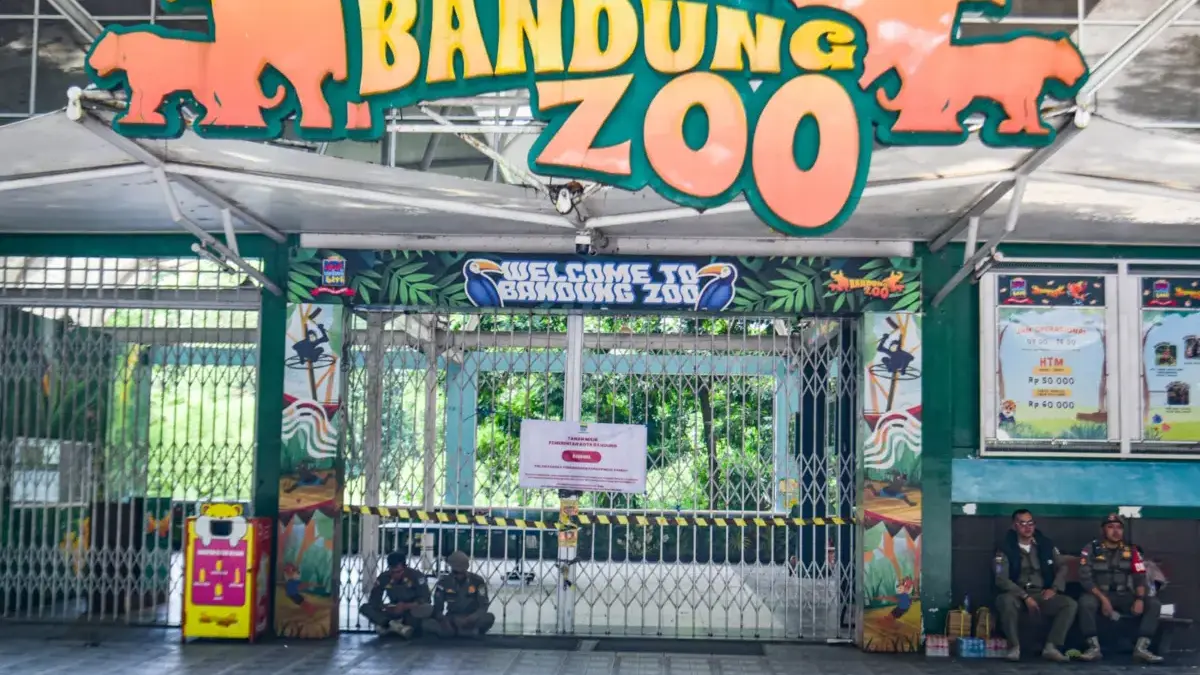 Pasca Pencabutan Izin, Satpol PP Berlakukan Pengamanan 24 Jam di Kebun Binatang Bandung