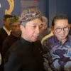 Wali Kota Bogor, Dedie A. Rachim (kiri) bersama Menteri Kebudayaan RI, Fadli Zon (kanan)