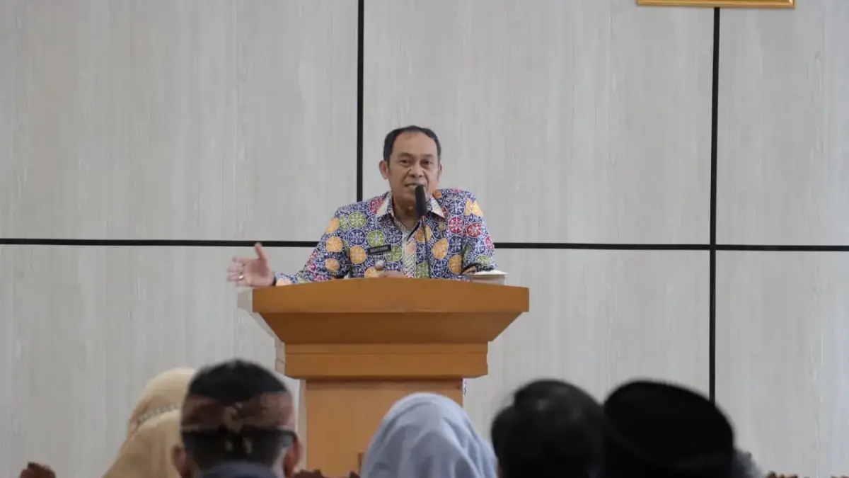 Wali Kota Cimahi, Ngatiyana saat Sambutan di Musrenbang Kecamatan Cimahi Tengah