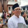Ketua DPC Kabupaten Bogor Partai Gerindra, Iwan Setiawan saat memberikan keterangan. Foto: Regi