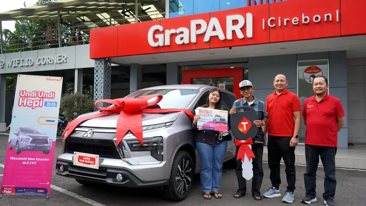Setia 13 Tahun Jadi Pelanggan, Pensiunan Asal Subang Boyong Mobil dari Undi-Undi Hepi Telkomsel