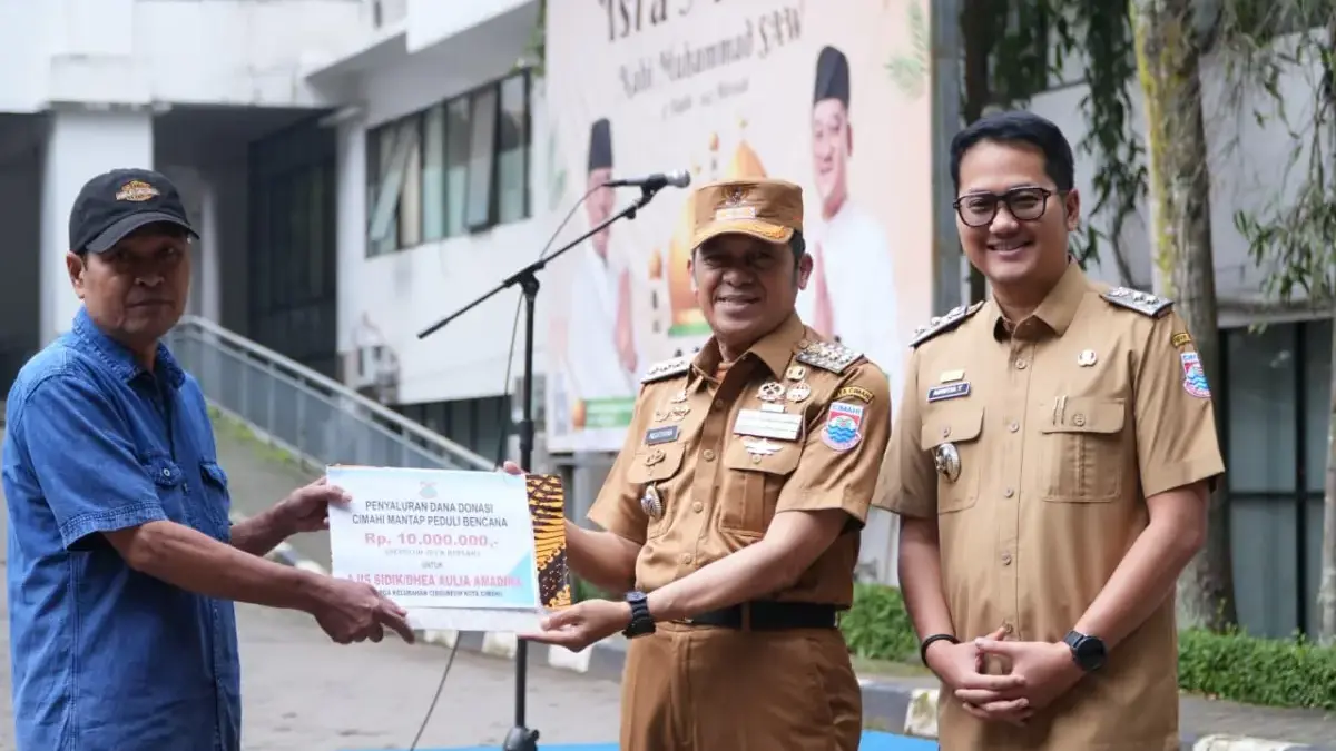 Pemkot Cimahi Salurkan Donasi Rp458 Juta untuk Korban Banjir dan Longsor di Sumatra