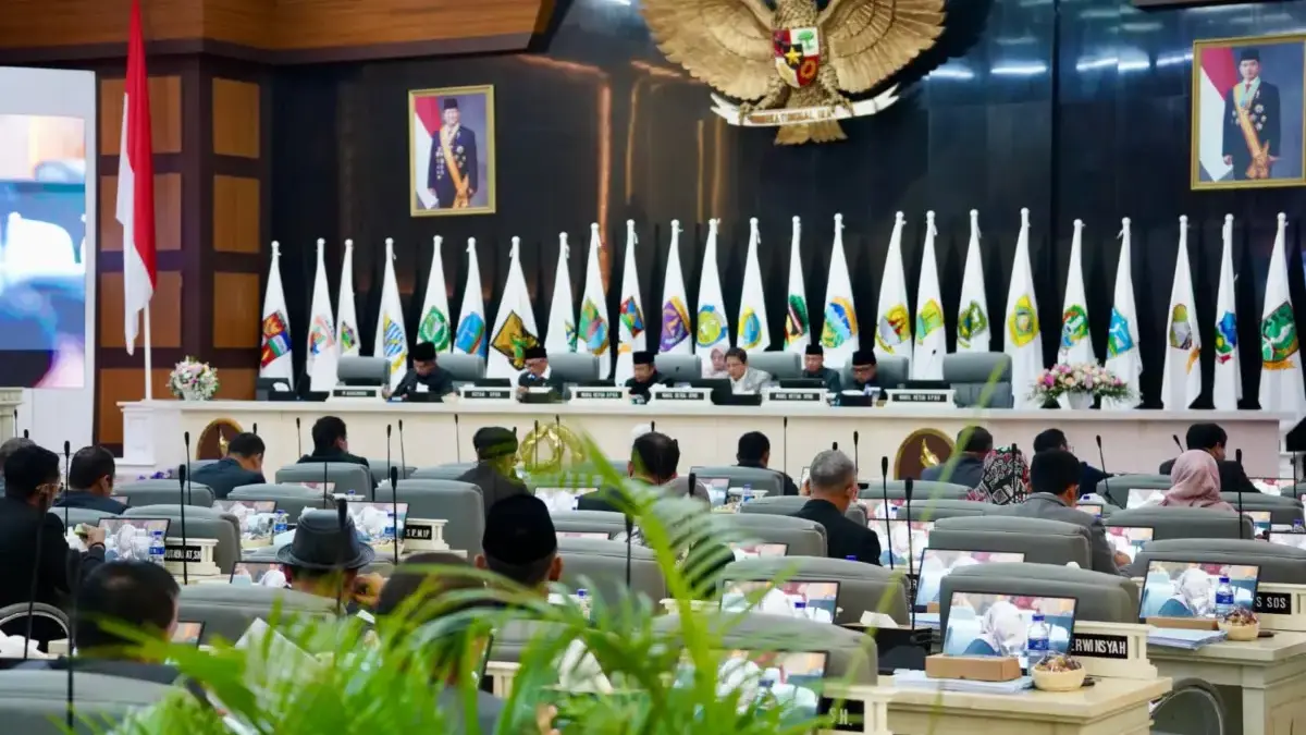 Ilustrasi rapat paripurna DPRD Jawa Barat (dok humas)