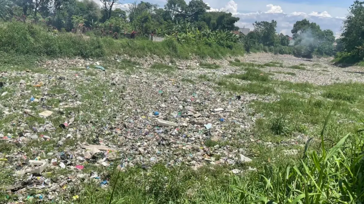 Sungai Citarum lama di kawasan Oxbow Cicukang, Kampung Cicukang, Desa Mekar Rahayu, Kecamatan Margaasih