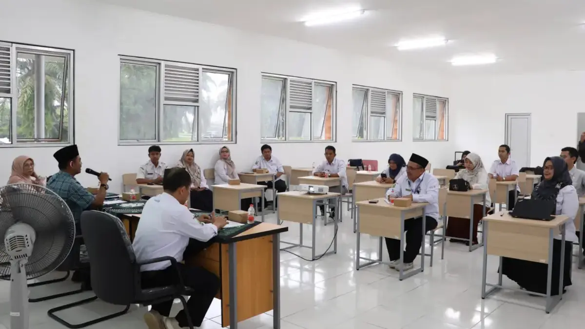 Bangunan sekolah baru di Kabupaten Bogor yang sempat dikunjungi Komisi V. (dok Humas)