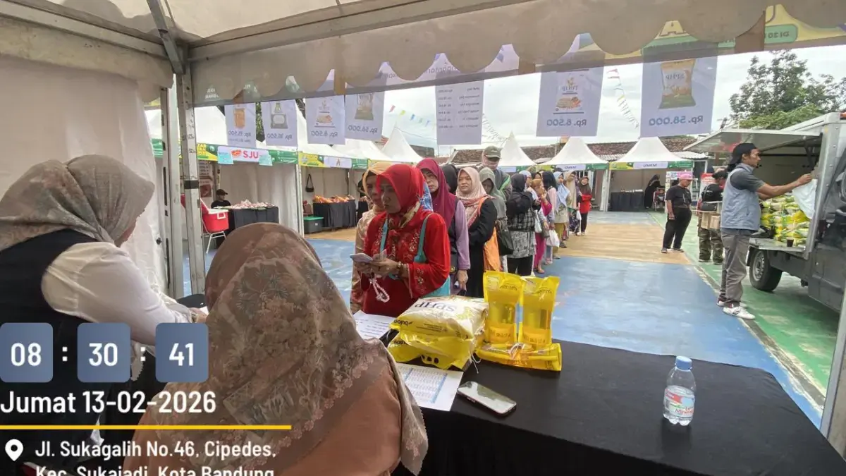 BULOG Kancab Bandung Gelar Gerakan Pangan Murah Jelang Ramadhan, Stok Dipastikan Aman