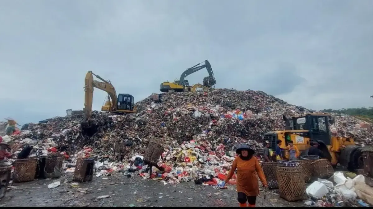 Ilustrasi TPAS Galuga di Kabupaten Bogor yang akan dibangun menjadi fasilitas Pengolahan Sampah menjadi Energi