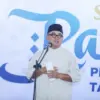 Wali Kota Bandung dalam rangkaian Safari Ramadan di Masjid Agung Kota Bandung, Kamis 19 Februari 2026. Foto Di