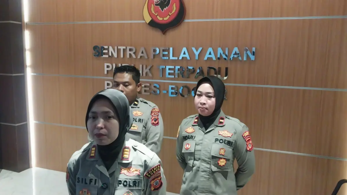 Kasat PPA-PPO Polres Bogor AKP Silfi Adi Putri saat memberikan keterangan. Foto: Regi