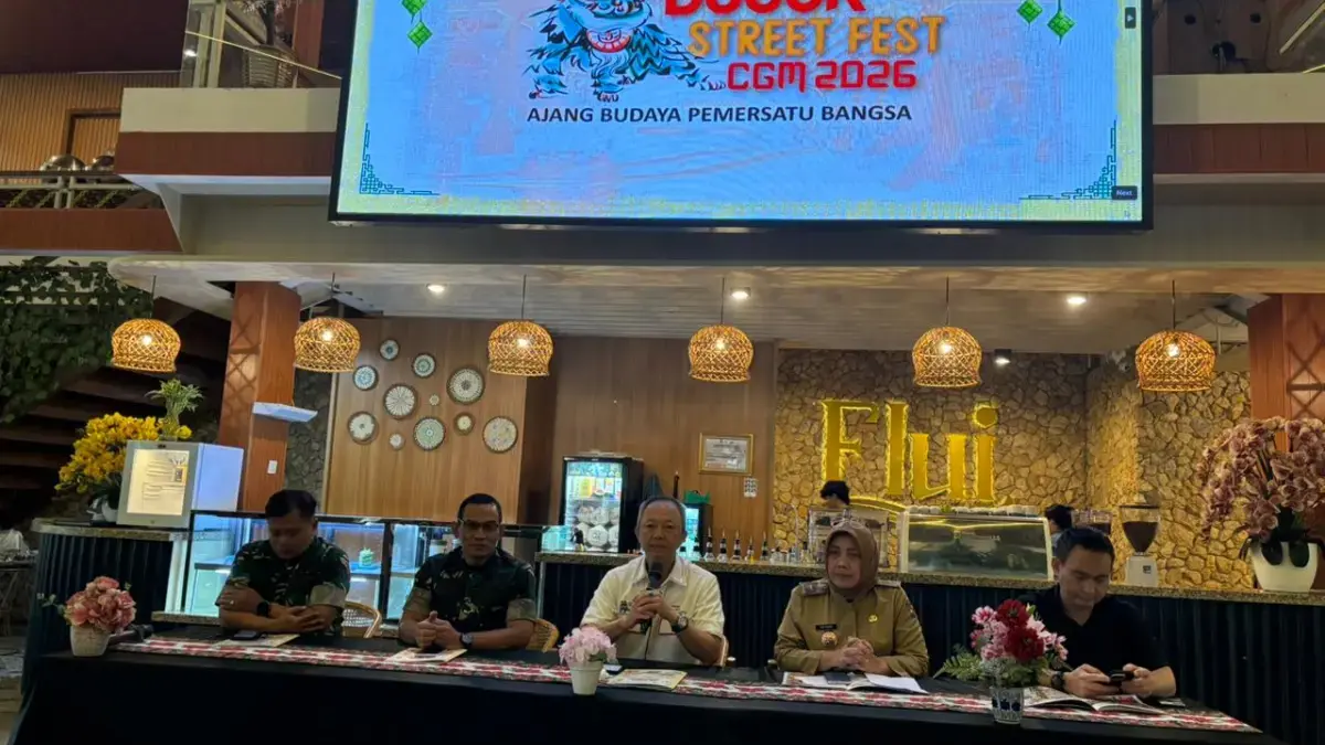 Konferensi pers terkait penjelasan kegiatan rutin tahunan Pesta Rakyat Bogor Street Festival Cap Go Meh 2026