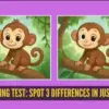 Tes Asah Otak: Temukan 3 Perbedaan Gambar Monyet ini dalam 8 Detik!