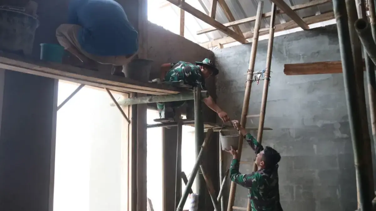RTLH TMMD Tembus 78 Persen, Rumah Ibu Lis Nyaris Rampung Rumah Tidak Layak Huni