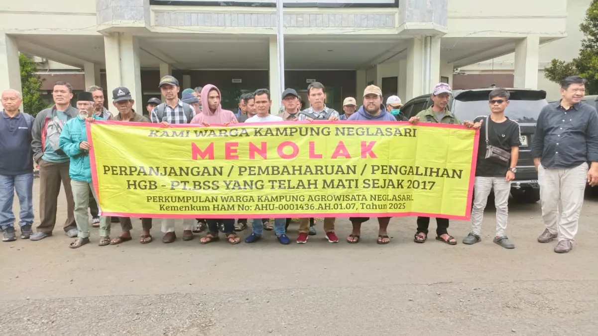 Warga Neglasari Tolak Keras Perpanjangan SHGB PT BSS yang Mati Sejak 2017 warga Kampung Neglasari