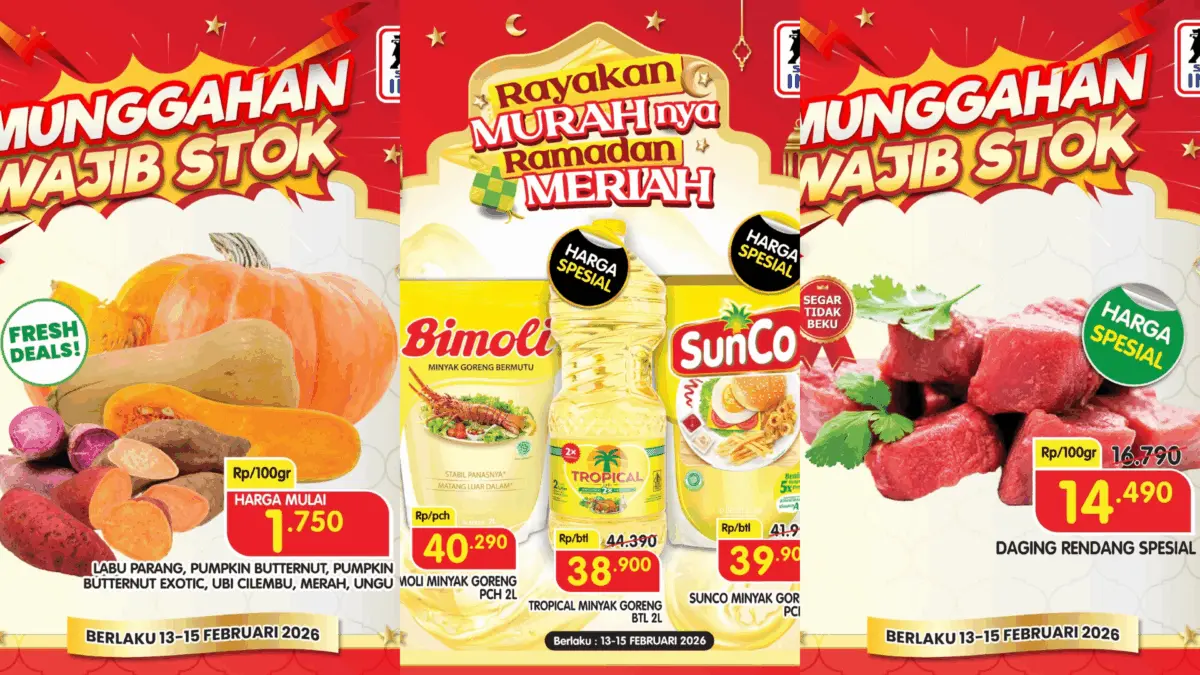 Promo JSM Superindo Minggu Ini 13-15 Februari 2026, Siap Penuhi Kebutuhan Jelang Ramadan Promo JSM Superindo minggu ini