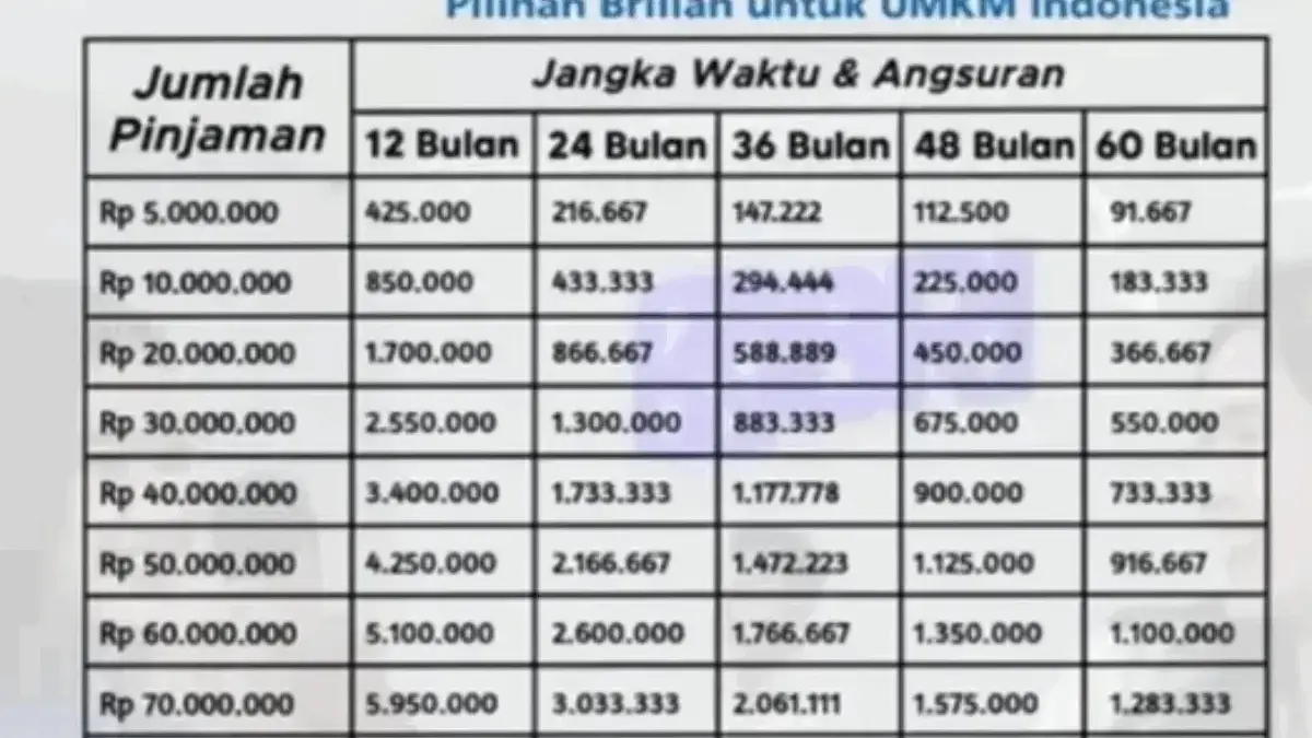 Pinjaman KUR BRI 2026 Cair hingga Rp500 Juta, Cicilan Mulai Rp195 Ribu untuk UMKM