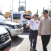 Wakil Wali Kota Cimahi, Adhitia Yudhistira bersama Kadishub Cimahi, Endang saat Meninjau Kesiapanan Armada Din