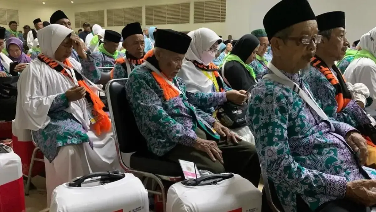 Ilustrasi: Jemaah asal Kabupaten Bandung Barat. Dok Jabar Ekspres/Suwitno