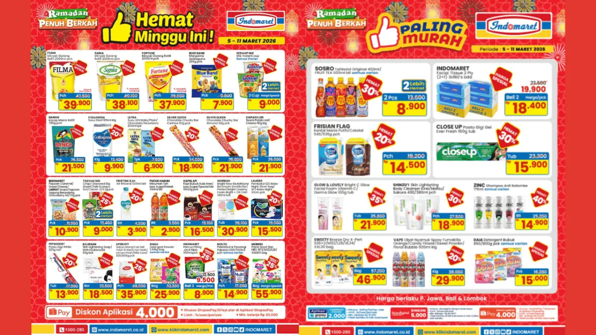 Promo Indomaret Terbaru Minggu Ini, Biskuit Lebaran dan Bahan Kue Diskon Besar Promo Indomaret Terbaru Minggu Ini, Biskuit Lebaran dan Bahan Kue Diskon Besar