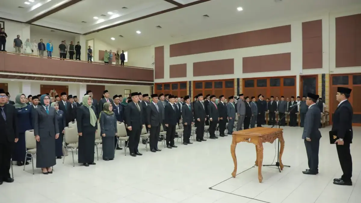 proses rotasi mutasi dan promosi jabatan di lingkungan Pemkab Bandung