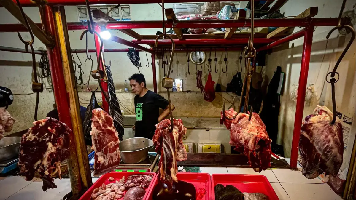 Jelang Idulfitri, Harga Daging Sapi dan Ayam di Tagog Padalarang Kompak Naik