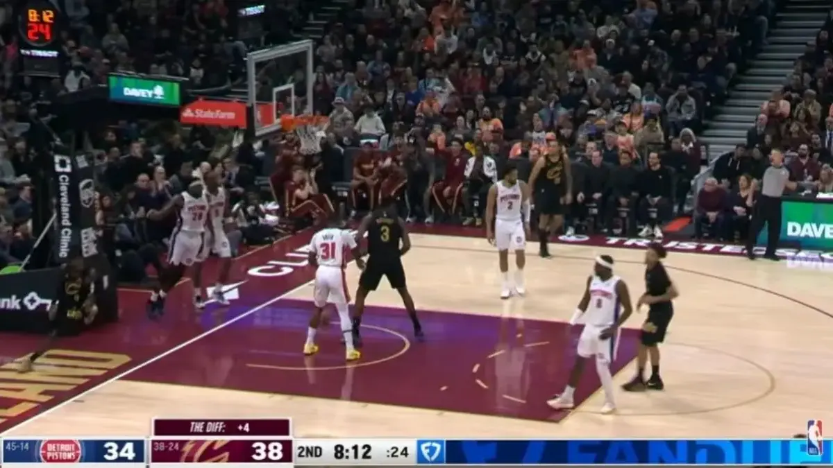 Cavaliers Tundukkan Pistons 113-109, Jaylon Tyson Bersinar di Tengah Absennya Donovan Mitchell