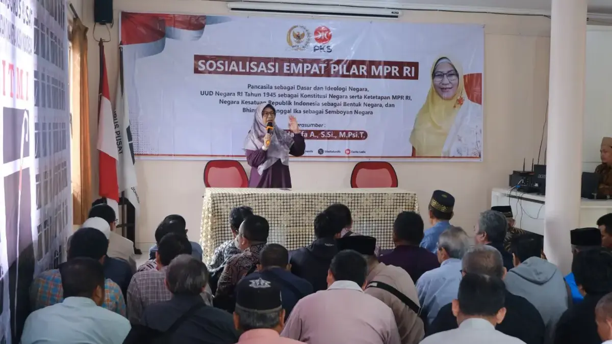 Sosialisasi Empat Pilar MPR RI; Ledia Jelaskan Pancasila sebagai Dasar Pemenuhan Hak Warga Negara