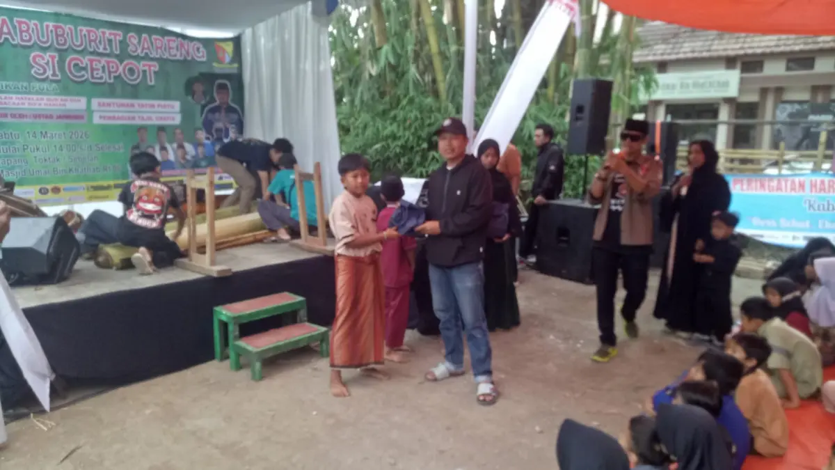 Kades Gandasari Apresiasi Aksi Santunan Yatim Piatu Dan Takjil Gratis 