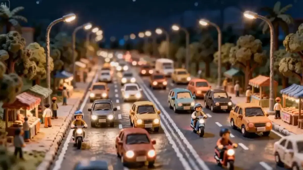 Jalur Utama Ciamis Mulai Dipadati Ribuan Kendaraan, Pemudik Sepeda Motor Mendominasi