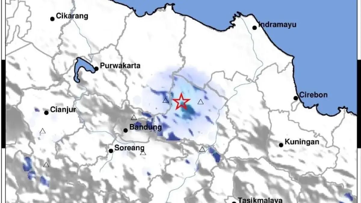 Kabupaten Sumedang Diguncang Gempa Bumi Tektonik, Getaran Capai 3,0 Magnitudo Kabupaten Sumedang Diguncang Gempa Bumi Tektonik, Getaran Capai 3,0 Magnitudo