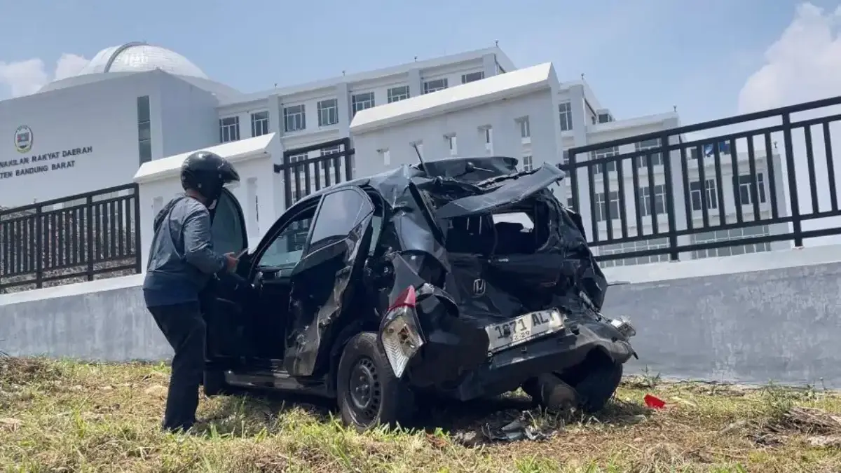 Kecelakaan Beruntun di Cijamil-KBB, Bus Diduga Rem Blong Tabrak Sejumlah Kendaraan