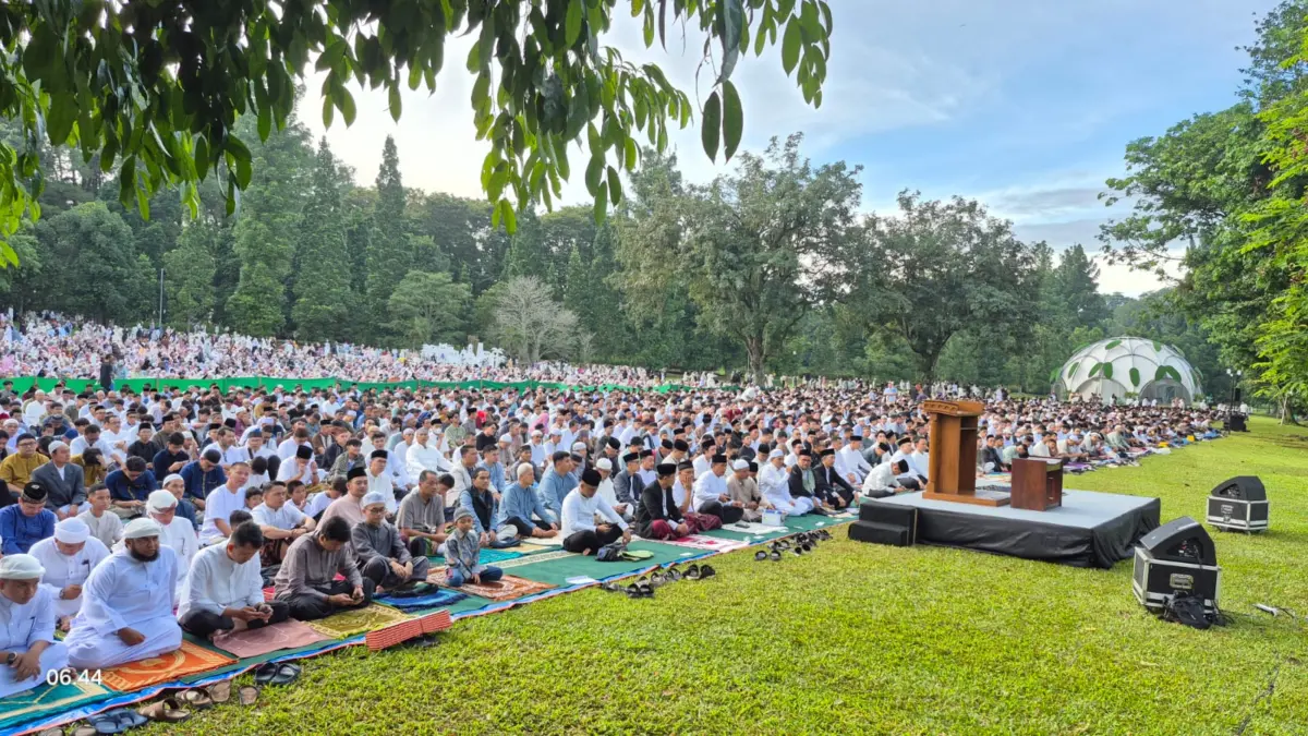 Kebun Raya Bogor Jadi Lokasi Resmi Salat Id, Warga Bisa Masuk Gratis Tanpa Tiket  – jabarekspres.com