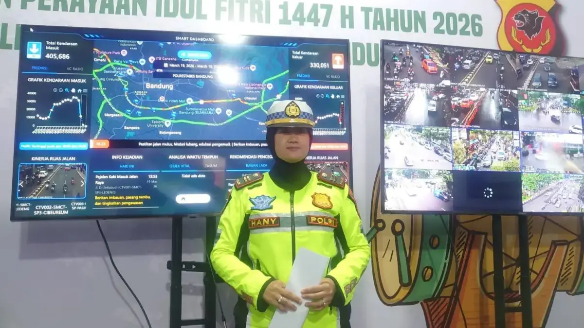 Polrestabes Bandung Gunakan Teknologi AI untuk Pantau Arus Mudik 2026 Polrestabes Bandung Gunakan Teknologi AI untuk Pantau Arus Mudik 2026